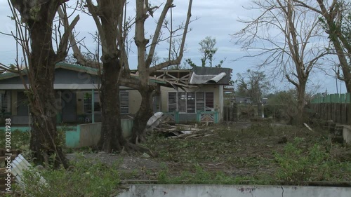 Destroyed School Buildings After Hurricane Landfall - Megi photo