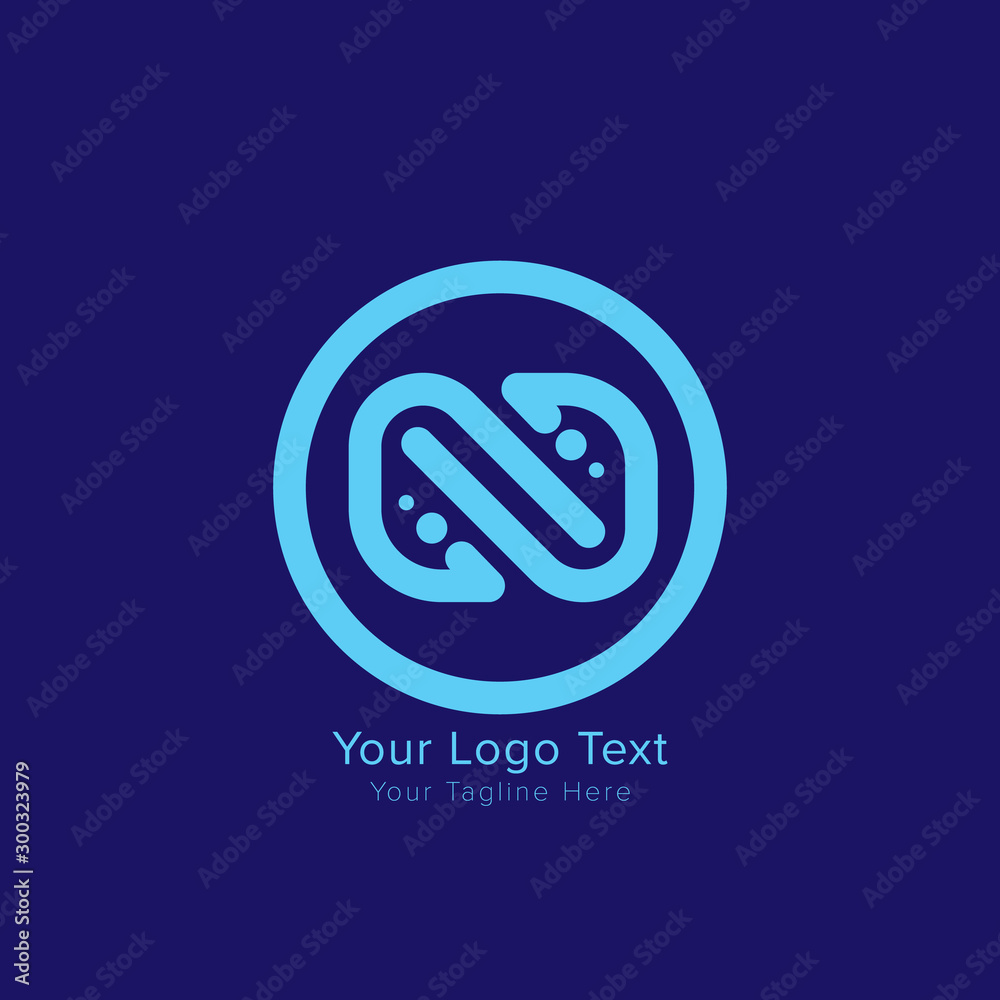 Letter N logo icon design template elements Letter N logo icon design template elements