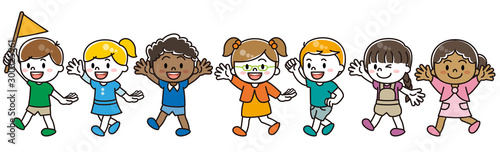 世界の子供達の行進