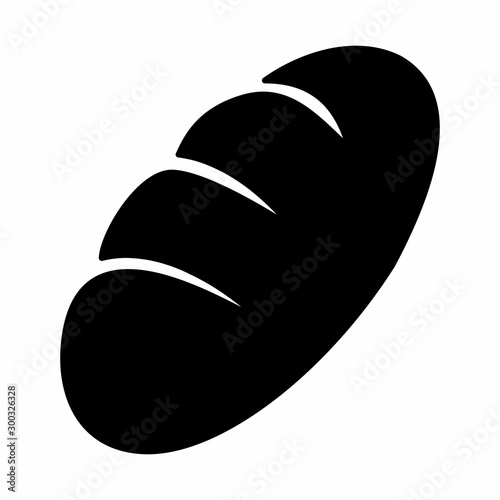 Black bread icon