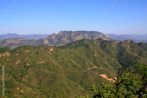 mountain scenery is in a geological park