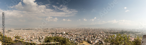 Panorama view from the monkey temple, Kathmandu