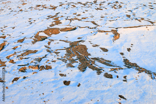 permafrost in the snow