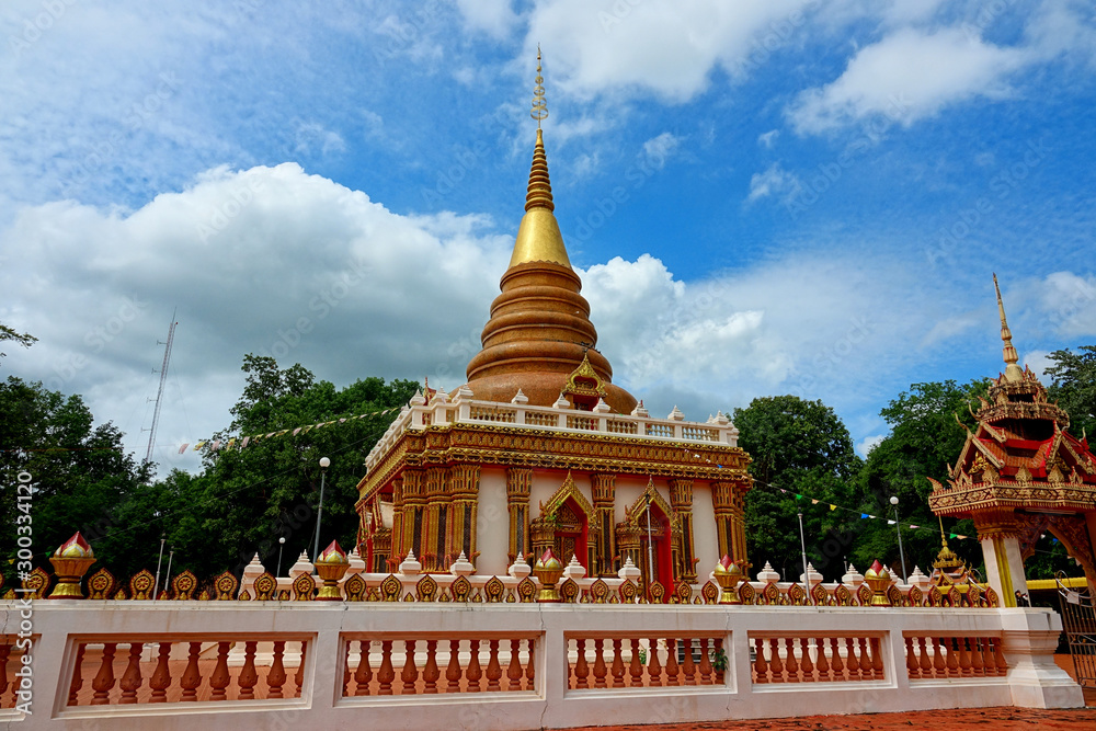 Fototapeta premium Thailand Khon Kaen area Wat Udom Khongkha Khirikhet