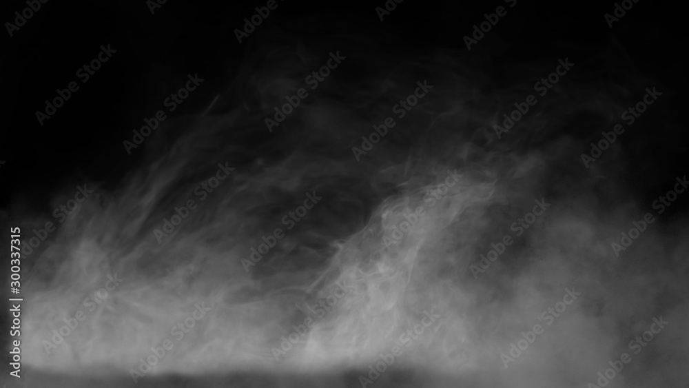 nature fog on black background nature fog on black background