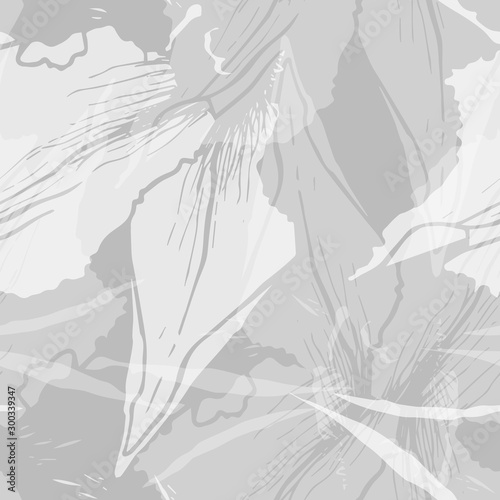 pastel floral seamless pattern illustration