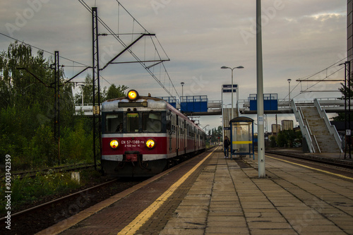 Train at the station