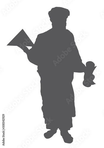 Silhouette Pythagoras