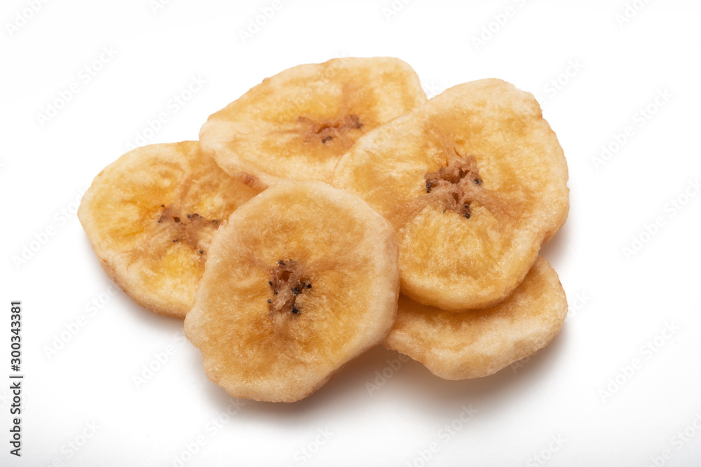 Dried banana sliced Dried banana sliced