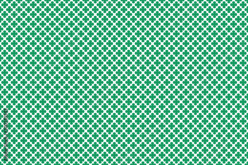 Seamless classic Irish clover leaf background for your projects