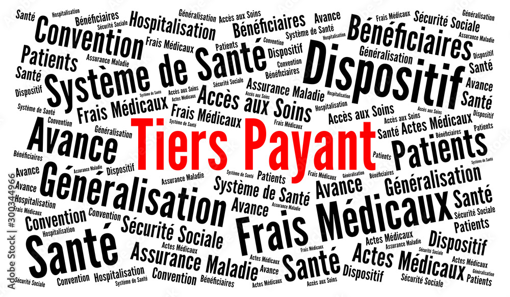 Tiers payant nuage de mots Tiers payant nuage de mots