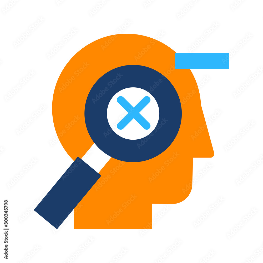 Mistakes correction flat vector pictogram on white background Mistakes correction flat vector pictogram on white background