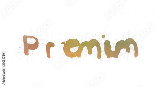 Wallpaper Mural Premium Bond Text Changing Tessellating Looping Grid Text Morph Torontodigital.ca