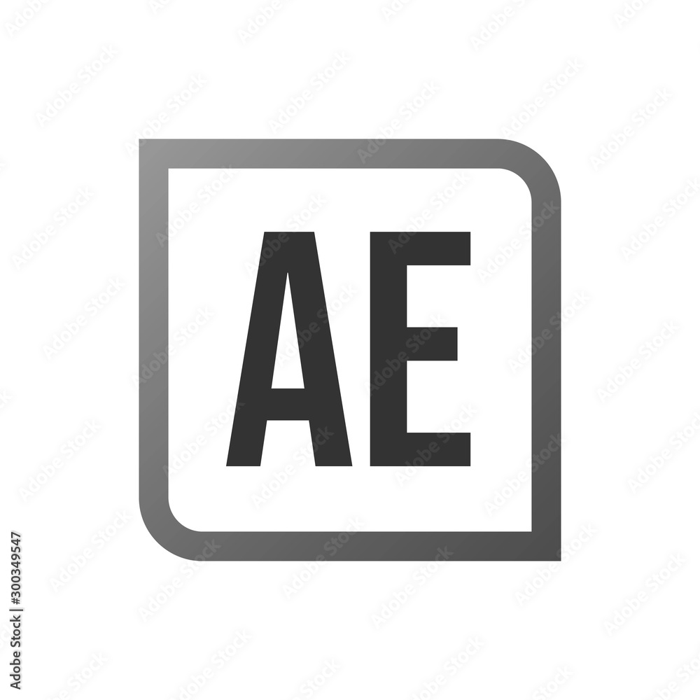 Initial Letter Logo AE Template Vector Design Initial Letter Logo AE Template Vector Design