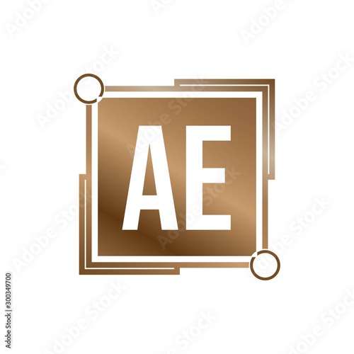 Initial Letter Logo AE Template Vector Design