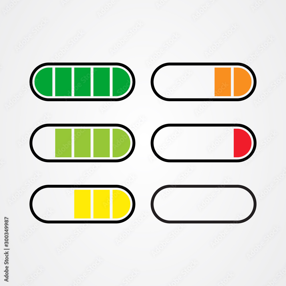 Battery icon logo vector design. Battery icon logo vector design.