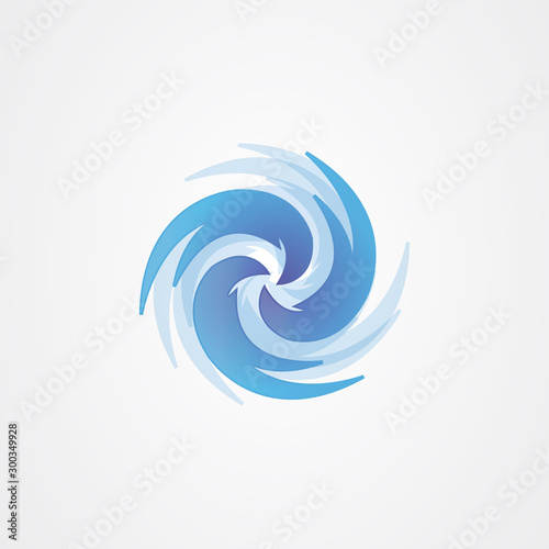 Whirlpool icon logo vector design