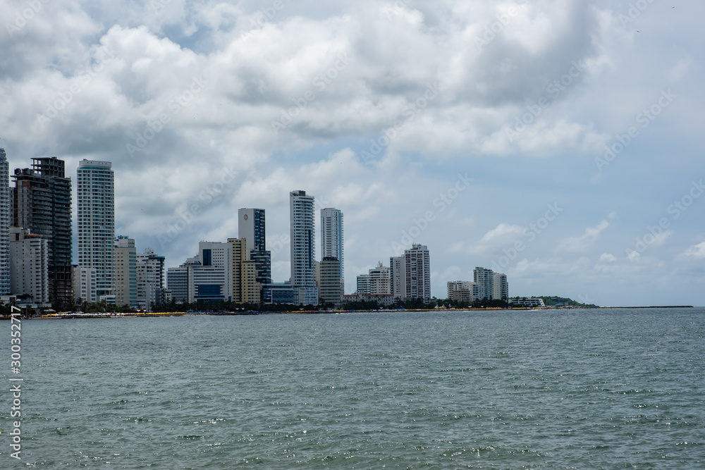 Skyline of Cartagena, Columbia