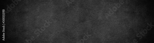 old black dark rustic leather - background banner panorama long