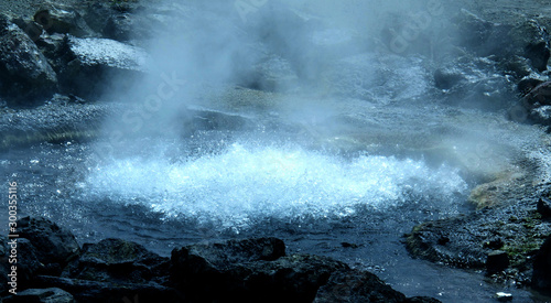 water vulcano at the Azores, geyser