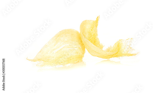 swiftlet nest on white background