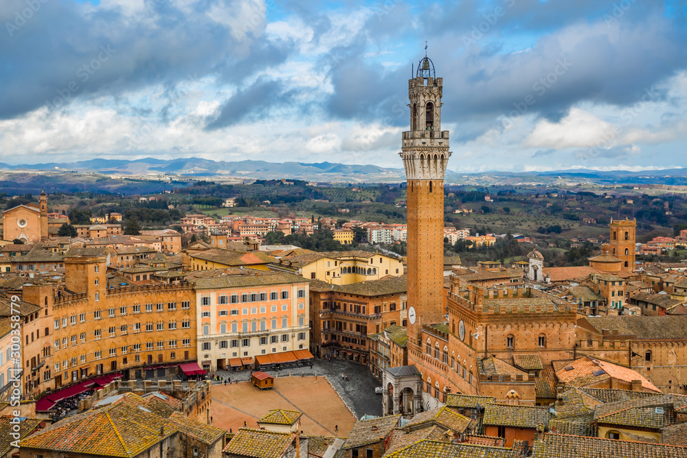 Fototapeta premium Siena cityscape