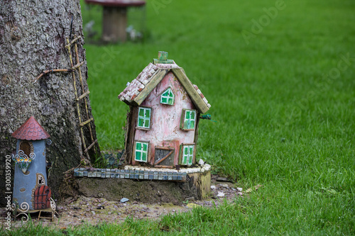 Fairy and fairy houses and gardening