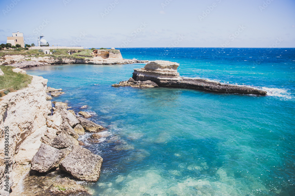 Clear waters in Puglia, Italy
