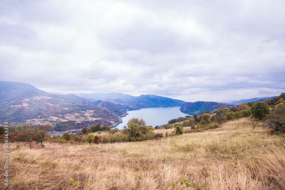 Fototapeta premium Amazing view on Danube river Serbia