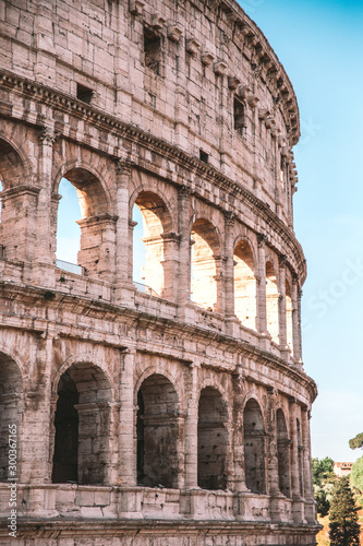 Canvas Print the colosseum in rome italy