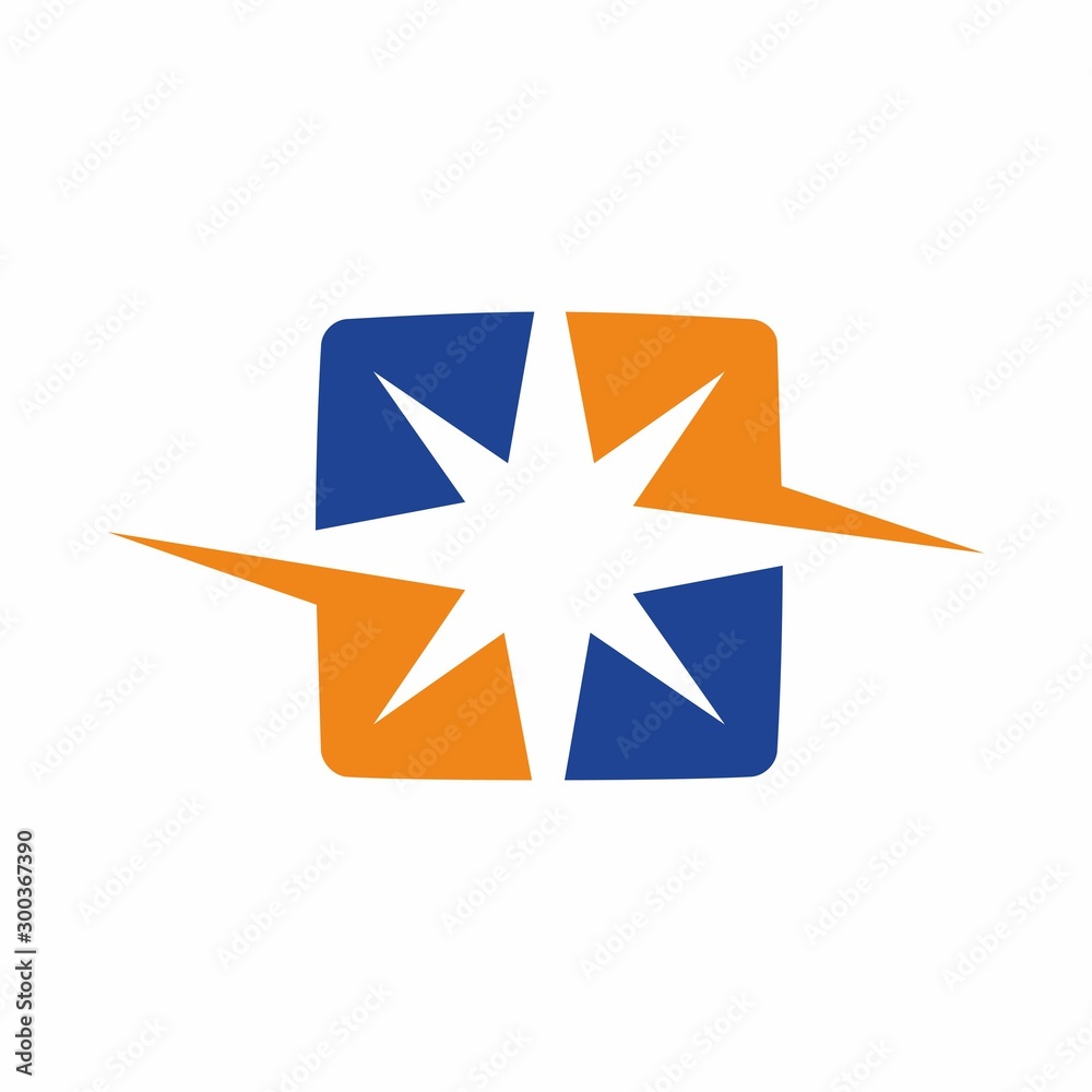 Sun, star, light logo design template vector illustration Sun, star, light logo design template vector illustration