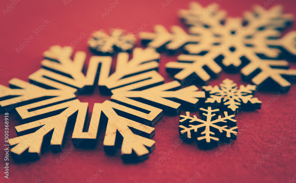 Handmade snowflakes for winter holidays.Merry Christmas and Happy New ...