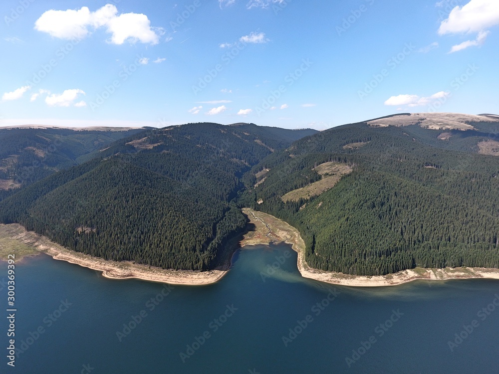 Naklejka premium Romanian nature. Drone footage.