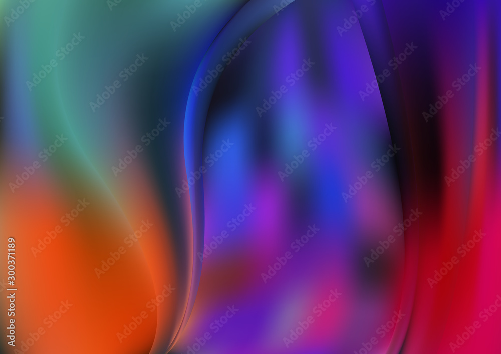 Smooth curve lines vector background