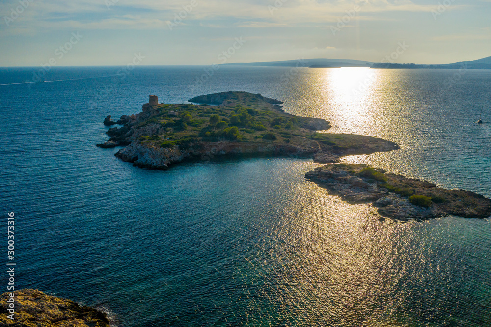 Islands off the coast of Majorca, Spain