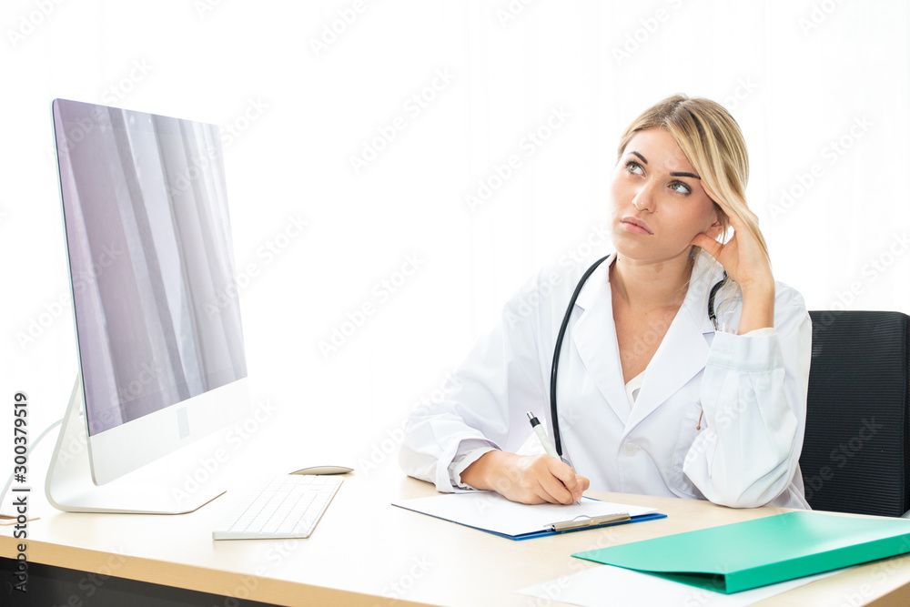 Doctor or Nurse help or assist or take care old patient in the hospital, elder care consulting concept Doctor or Nurse help or assist or take care old patient in the hospital, elder care consulting concept