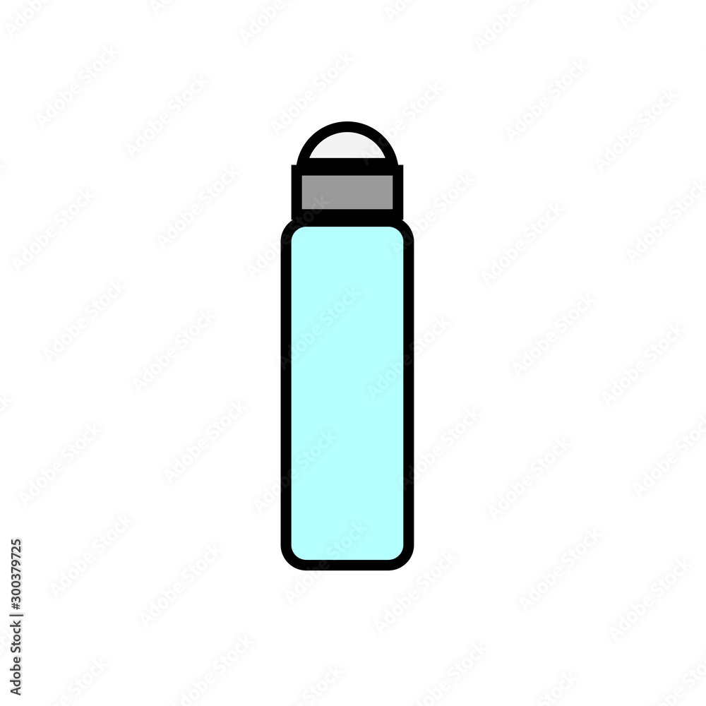 roll on deodorant canister simple icon vector roll on deodorant canister simple icon vector