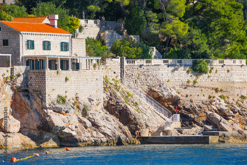 Dubrovnik in autumn. October. No people.