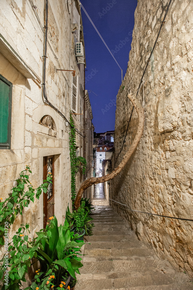 Fototapeta premium Dubrovnik in autumn. October. No people.