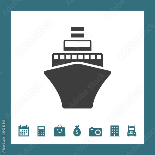 Ship icon for web and mobile