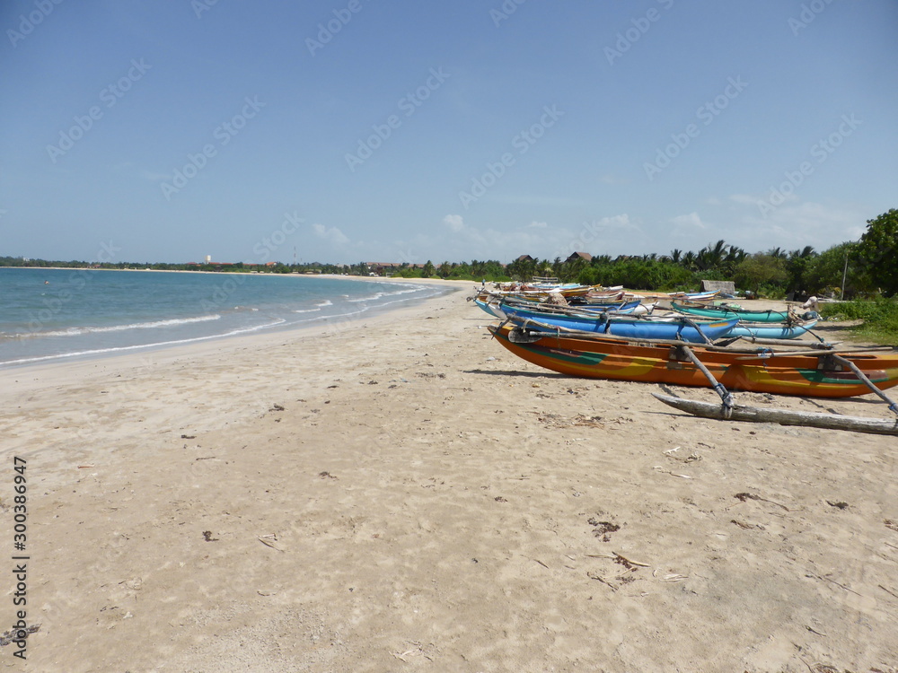 Bateaux de pécheurs Sri Lanka