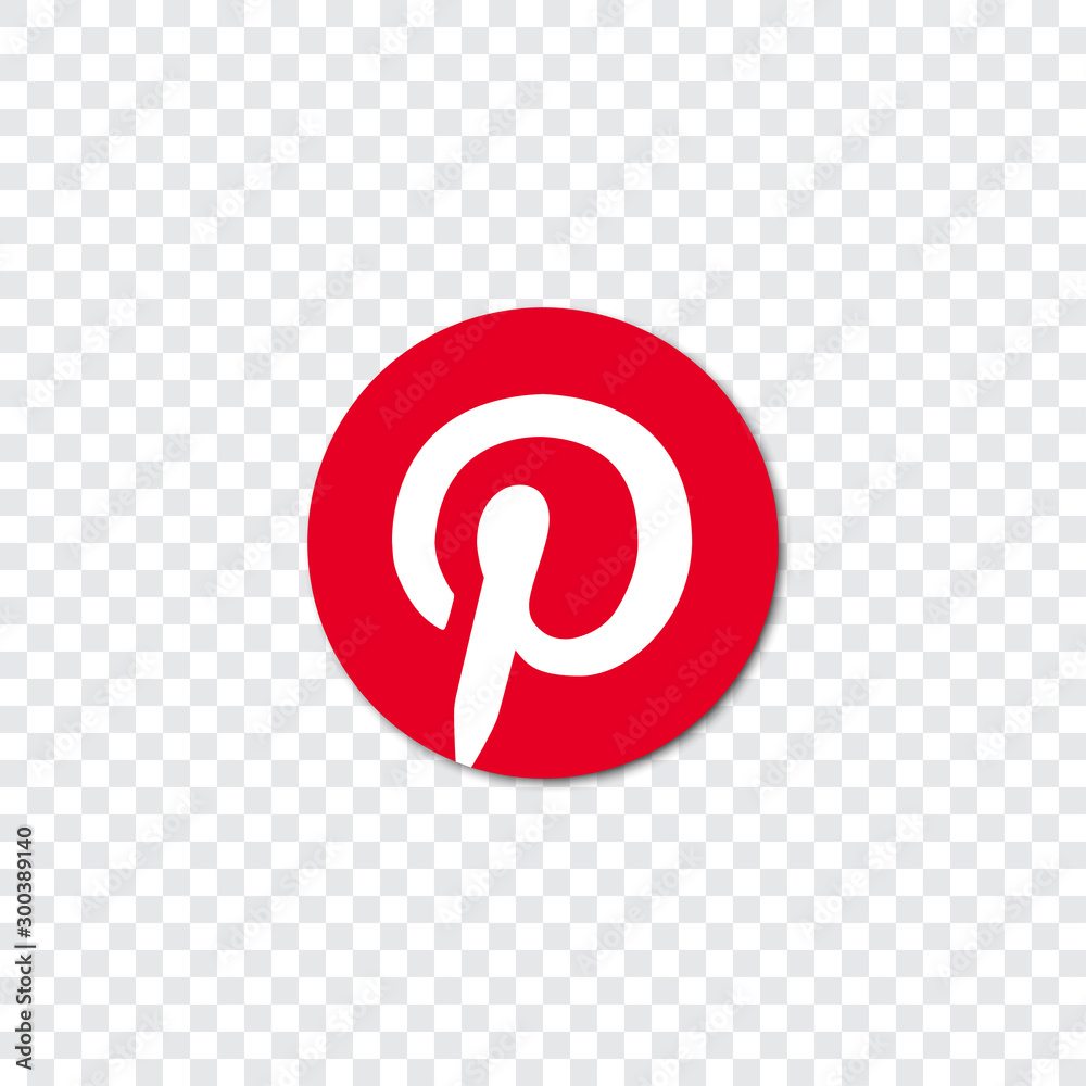 pinterest logo vector
