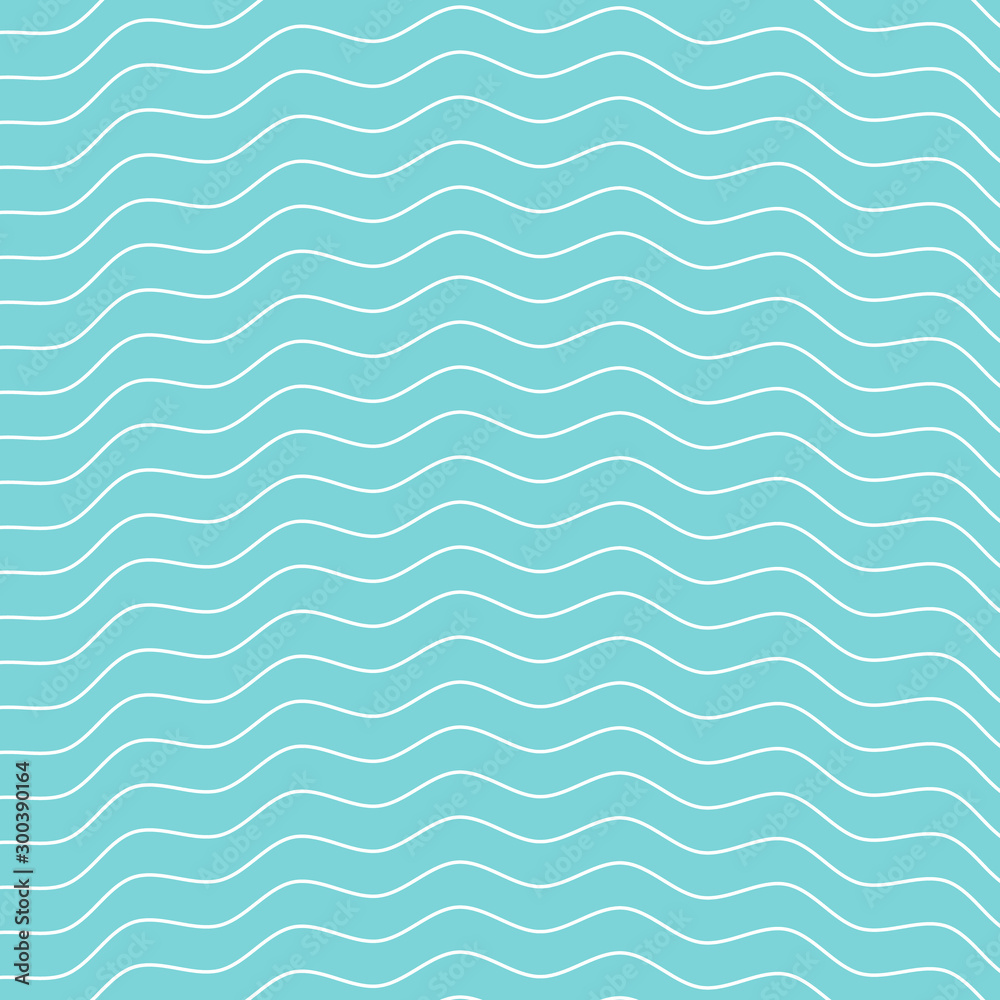 Turquoise or light blue wavy pattern simple Turquoise or light blue wavy pattern simple