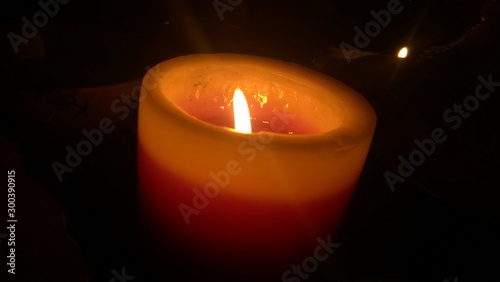 candles in the dark