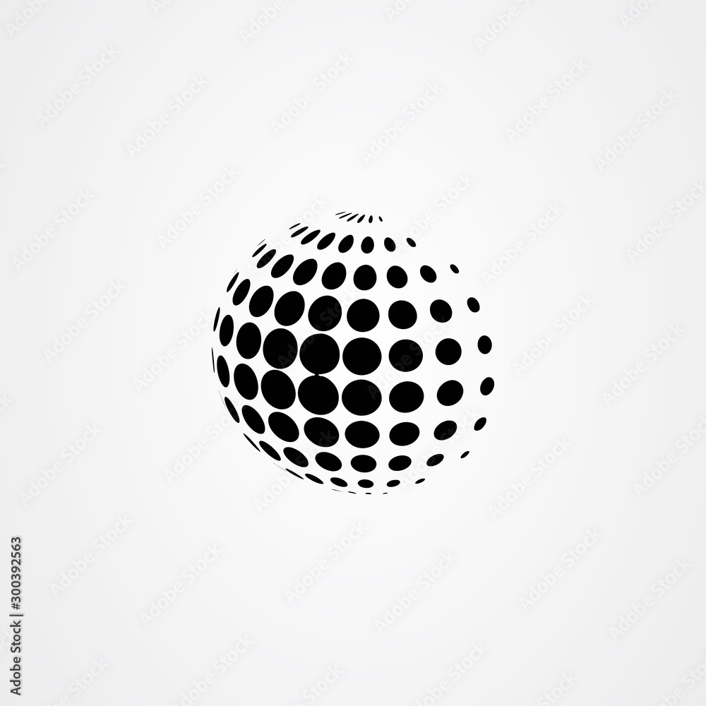 Globe icon logo vector design Globe icon logo vector design