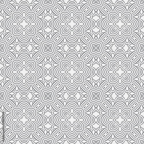 Seamless geometric vector pattern.