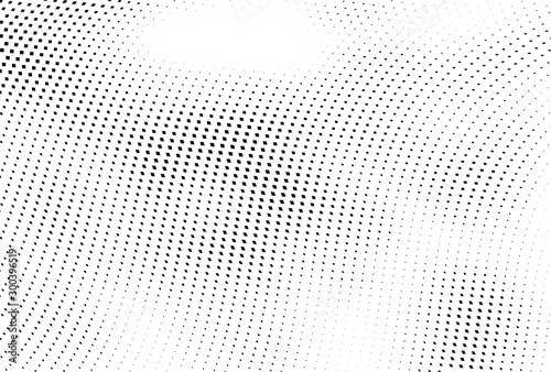 The halftone texture is monochrome. Vector chaotic background