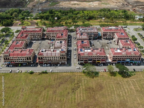 Kuching, Sarawak / Malaysia - October 19 2019: The buildings and scenery of the old Batu Kawa village photo