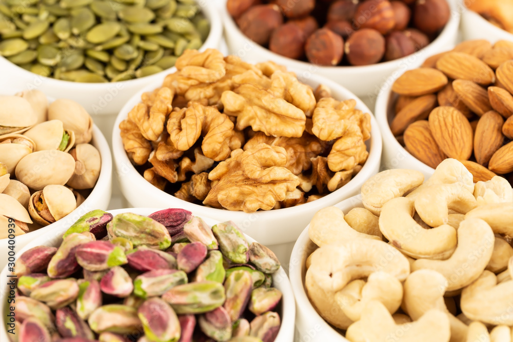 Various kind of nuts Various kind of nuts