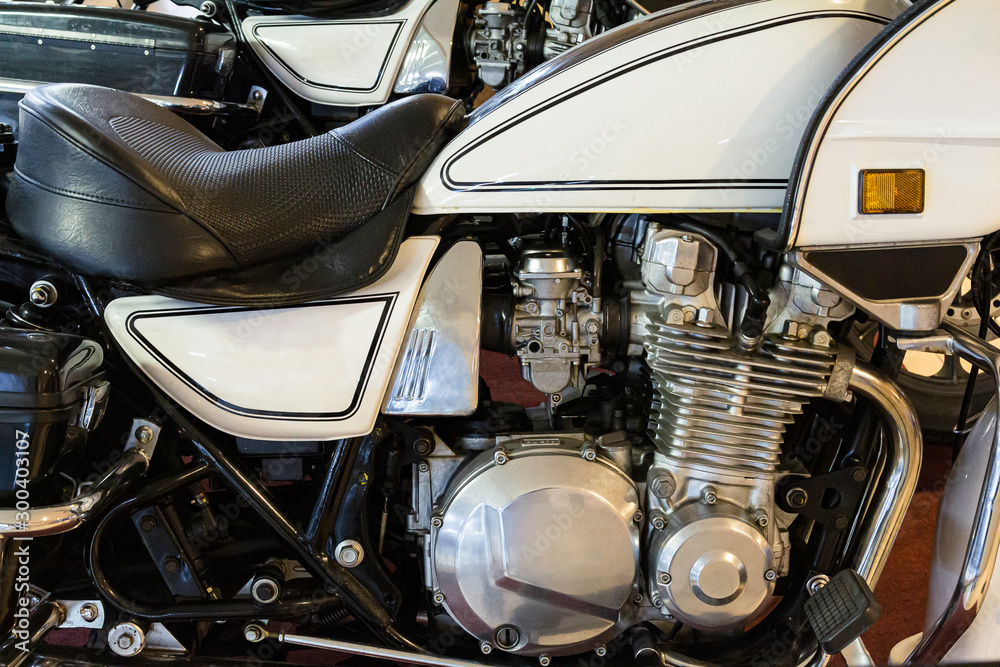 Obraz premium detail of a motorcycle